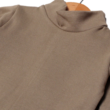 OLIVE GREEN PLAIN HIGH NECK FULL SLEEVES FOR WINTERS